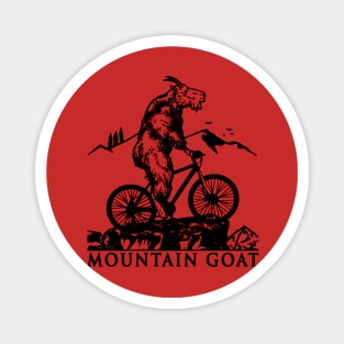Cool Mountain Goat Tee Riding Biking Magnet